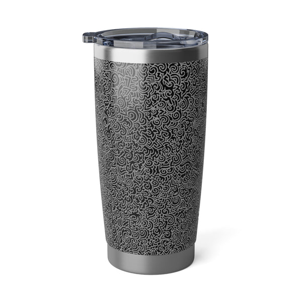Black and Grey Doodle 20oz Tumbler
