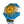 Argentinian Flag Semi-Automatic Foldable Umbrella