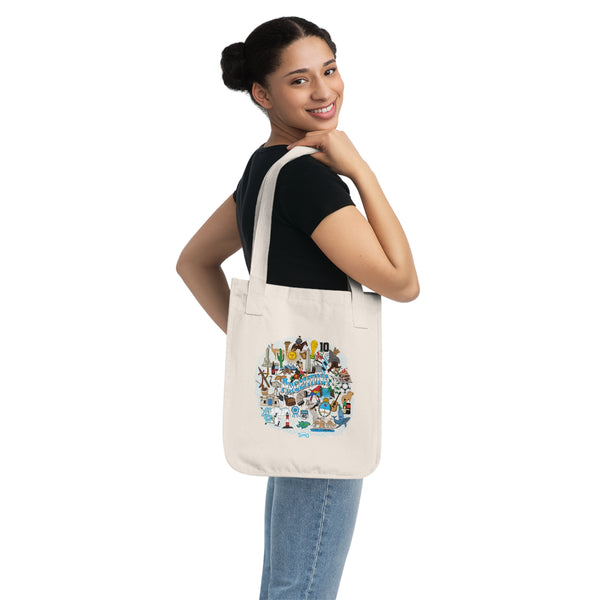 Argentinian Mural Organic Canvas Tote Bag